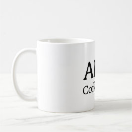 Minimalist Personalized Name Coffee Mug Koffiemok