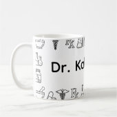 Minimalist Personalized Pharmacist Mug (Gauche)