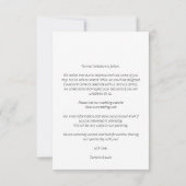 Minimalist Personalized Photo Modern Script (Achterkant)