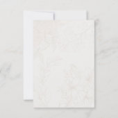 Minimalist Photo Collage Wedding Thank You Card Bedankkaart (Achterkant)