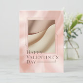 Minimalist Photo Valentine Card (Staand voorkant)