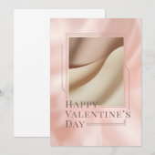 Minimalist Photo Valentine Card (Voorkant / Achterkant)