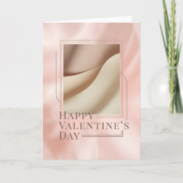 Minimalist Photo Valentine Card Kaart