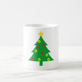 Minimalist Pine Tree Mug - Modern Abstract Christm (Centre)