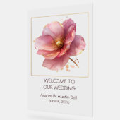Minimalist Pink and Gold Poppy Wedding (Angle)