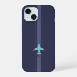 Minimalist plane iPhone 15 hoesje