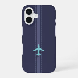 Minimalist plane iPhone 16 hoesje
