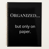 Minimalist Planner Custom Initial Back Cover (Voorkant)