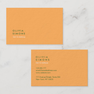 Minimalist Professional Green Business Cards Visitekaartje