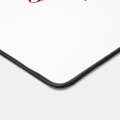 Minimalist Professional Modern Plain Name Title Bureaumat (Hoek)