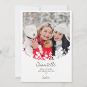 Minimalist Proposal Wildflowers Frame Bridesmaid (Voorkant)