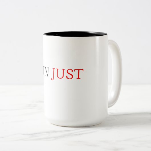 Minimalist Quote Coffee Mug (Devant droit)