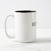 Minimalist Quote Coffee Mug (Gauche)