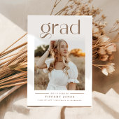 Minimalist RN Nurse Graduation Party Invitation Briefkaart