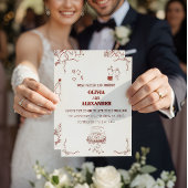 Minimalist Romantic Wedding Invitation