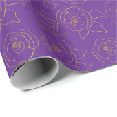 Minimalist roses customize best life ever cadeaupapier (Rol Hoek)