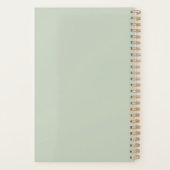Minimalist Sage Green 2026 Planner (Achterkant)