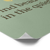 Minimalist Sage Green Poster for Calm Spaces (Hoek)