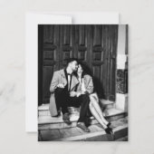 Minimalist Save The Date Ivory Editorial Wedding (Dos)