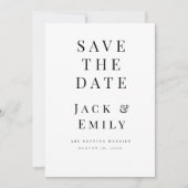 Minimalist Save the Date Template | Elegant Editab (Devant)
