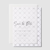 Minimalist Save The Date Vellum Invitation Uitnodigingen (Offset (Uitnodiging))