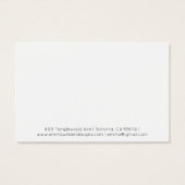 Minimalist Script Earring Display Card (Dos)