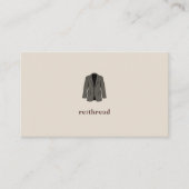 Minimalist Second-Hand Clothes Shop  Visitekaartje (Voorkant)