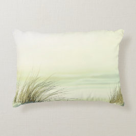 Minimalist Serene White Sand Dunes Beach Accent Kussen