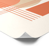 Minimalist Shapes on Soft Cream Background Poster (Hoek)