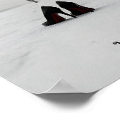 Minimalist Shoes and Distant Figure Poster (Hoek)