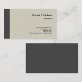 Minimalist Simple Plain Architect Modern Visitekaartje (Voorkant / Achterkant)