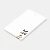 Minimalist Sketch Rubber Plant Post-it® Notes (Schuin)