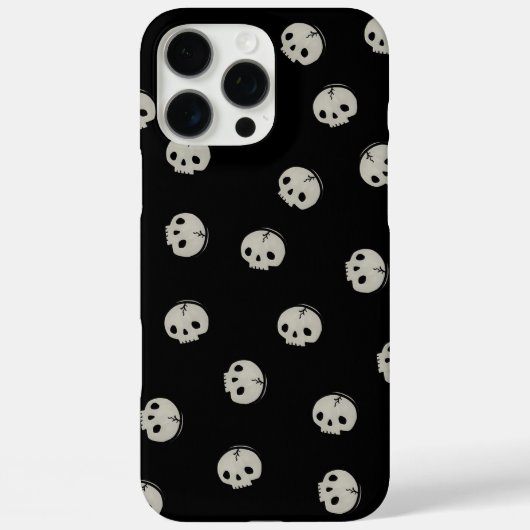  Minimalist Skull Pattern Aesthetic Phone case (Achterkant)