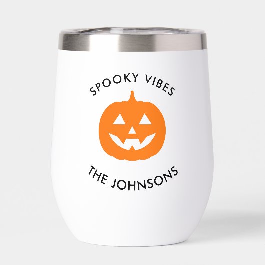 Minimalist Spooky Vibes – Personalized Halloween  (Arrière)