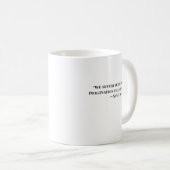 Minimalist Stoic Quote Seneca Mug (Devant droit)