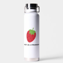 Minimalist sweet strawberry Water Bottle