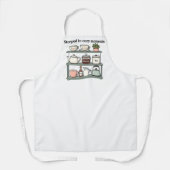 Minimalist Tea Station Art Print Schort (Voorkant)