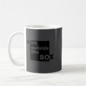Minimalist Think Outside The Box  Koffiemok (Links)