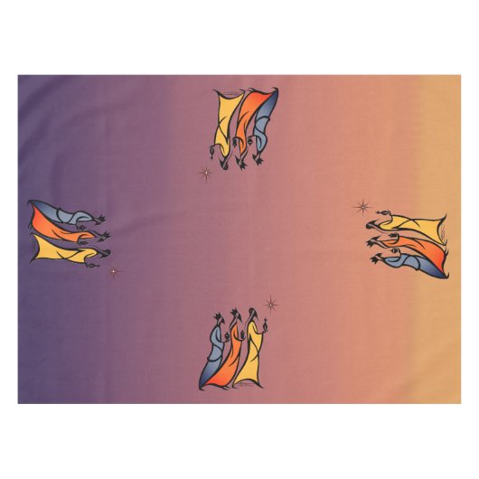 Minimalist Three Wise Men Tafelkleed (Voorkant (Horizontaal))