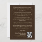 Minimalist Transparency Vellum Effect Photo Card  Save The Date (Achterkant)