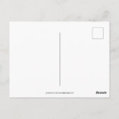 Minimalist Tulip Spring Flower Line Art Briefkaart (Achterkant)