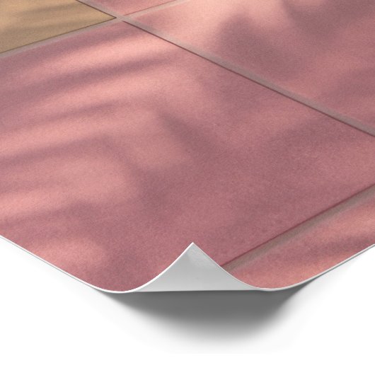 Minimalist Turquoise Pool Poster (Coin)