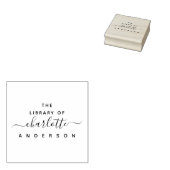 Minimalist uit de bibliotheek van elegant script 	rubberstempel (Gestempeld)