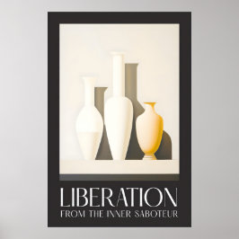 Minimalist Vases Art Print Serenity Still Life