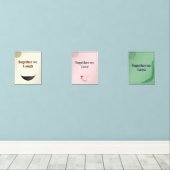 Minimalist Wall Art set of 3 (Parquet)