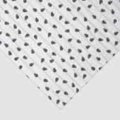 Minimalist Watermelon Seeds and Stripes Summer Wra Tissuepapier (Detail)
