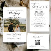 Minimalist Wedding Details Enclosure card Informatiekaartje