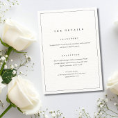 Minimalist Wedding Invitation Neutral Elegant Chic