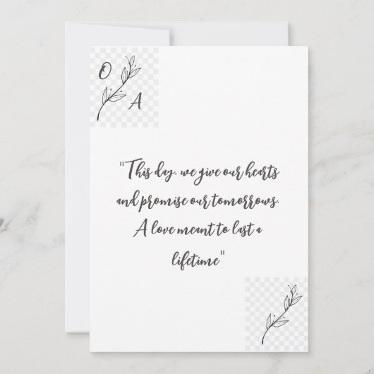 Minimalist Wedding Invitation Template (Dos)