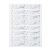 Minimalist Wedding Return Address (Vel)